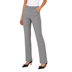 Banana Republic Black White Houndstooth Slim Ankle Pants Women's 0 Short NWT